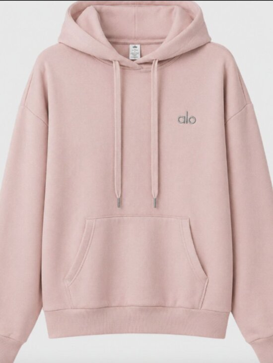 ALO Yoga Tops - NWT Alo Accolade Hoodie Ballet Pink Size XS - XL